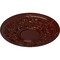 Ekena Millwork Jackson Ceiling Medallion (Fits Canopies up to 13 1/2"), 32 3/4"OD x 2 1/2"P, Brushed Mahogany CM32JABMF - alternate 3